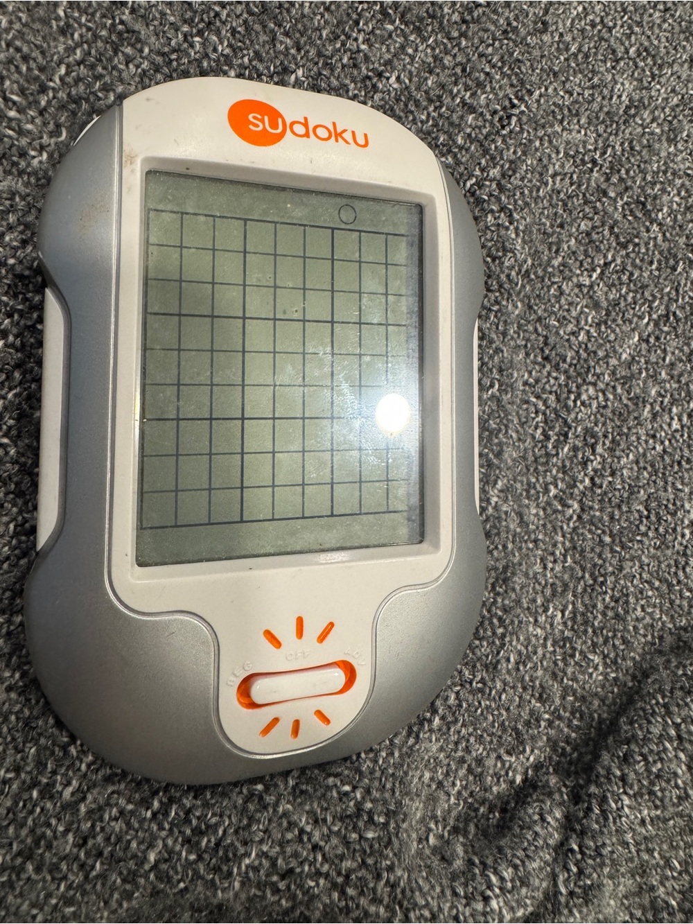 Sudoku Handheld Electronic Game - Silver and White